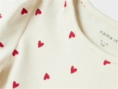 Name It top cloud dancer med hjerteprint